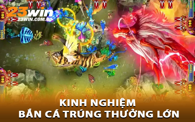 Kinh nghiệm bắn cá trúng thưởng lớn